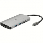 D-Link USB-C 8-PORT USB HUB+HDMI+LAN WITH CARD READER+USB-C PD DUB-M810
