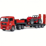 Bruder MAN TGA low loader with Manitou telehandler MLT 633, model vehicle 02774