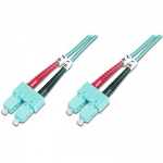 Digitus Fibe Optic Multimode Patch Cord, OM3, SC/SC, 1m DK-2522-01/3