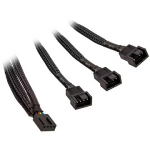 EK Water Blocks EK-Cable Y-Splitter for 3x 4-pin PWM, 0.1m 3831109867914