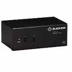 Black Box BLACK BOX KVM SWITCH - 2-PORT, DUAL-MONITOR, HDMI 2.0, 4K 60HZ, USB 3.0 HUB, AUDIO KV6222H
