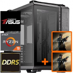 TopPC AMD Ryzen 9 (Zen 4) TUF Gaming Powered by ASUS, 64GB (2x32) DDR5, GeForce RTX 5090, 2TB NVMe Gen4, no OS DATK319-1394042