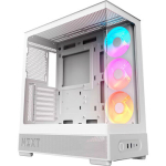 NZXT S5 RGB, Tempered Glass, White CC-S51FW-01