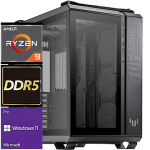 TopPC AMD Ryzen 9 (Zen 4) TUF Gaming Powered by ASUS, 64GB (2x32) DDR5, GeForce RTX 5060 Ti (16GB), 2TB NVMe Gen4, Windows 11 Pro DATK319-1503342