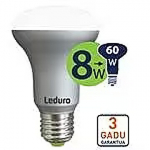 Leduro LED spuldze R63 E27 8W 3000K 550l 21177