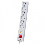 Lestar LX 610, 6 Sockets, 3m, Grey 1966007865