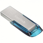Sandisk Cruzer Ultra Flair, 128GB, Blue & Silver SDCZ73-128G-G46B