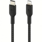 Belkin BoostCharge Braided, USB-C to Lightning, 1m CAA004BT1MBK