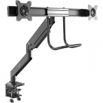Startech Desk Mount Dual Monitor Arm, 17-32" ARMSLMBARDUO