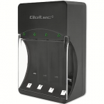 Qoltec Battery charger for NI MH type R03 AAA R6 A 50653