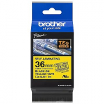 Brother TZESL661 36 MM BLACK ON YELLOW SELF LAMINATE TZESL661