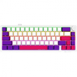 Lorgar KBP70MW, gaming Pro, white red purple LRG-KBP70MW-WH-US