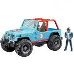 Bruder Professional Series Jeep Cross country Racer blue with driver - 02541