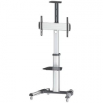 Manhattan Height-Adjustable Multimedia TV Cart, 37-86" 461245