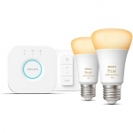 Philips Hue mostek + 2x E27 8W WA + switch 929002468406