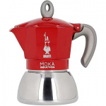 Bialetti Moka Induction, Red - 4 cups 8006363029254
