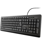 Trust Primo Tastatur, Deutsches QWERTZ-Layout, Fl&uuml;ssigkeitsgesch&uuml;tzt, leiser Tastenanschlag 23884