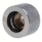 Alphacool HT 16mm HardTube screw-on nozzle connection G1 / 4, Chrome 17195