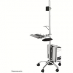Newstar Mobile Work Station Floor Stand for monitor, keyboard, mouse & PC, 10-27" FPMA-MOBILE1800