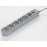 Gembird SPG6-B-6C Power Cube Surge Protector, 6 sockets, 1.8m, Grey SPG6-B-6C