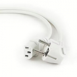 Gembird Power cord (C13), 1.8m, White PC-186W-VDE
