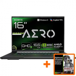 Gigabyte AERO X16 1WH Lunar White, 16" WQXGA 165Hz, Ryzen AI 7 350, 32GB, 1TB SSD, GeForce RTX 5070 8GB (DLSS 4), Windows 11 Home 1WH93EEC64DH