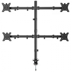 Gembird Adjustable desk 4-display mounting arm, 13-32" MA-D4-01