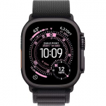 Apple Watch Ultra 3, GPS + Cellular, Titanium, Black Alpine Band (S) - 49mm MF0Q4QF/A