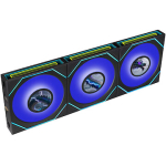 Lian Li UNI FAN SL-INF LCD FLEX, Reverse Blade, Black, 3 Pack + Controller 12SLIND1F3W
