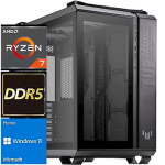 TopPC AMD Ryzen 7 (Zen 4) TUF Gaming Powered by ASUS, Ryzen 7 7800X3D, 64GB (2x32) DDR5, 2TB NVMe Gen4, Windows 11 Home DATK323-1504745