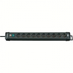 Brennenstuhl Premium-Line, 10-socket multiple socket outlet with switch, 3m, Black 1951100100