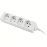 Lanberg Power strip, 1.5m, White PS0-04E-0150-W