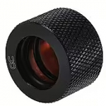 Alphacool HT 16mm HardTube screw-on nozzle connection G1/4, Black 17196