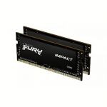 Kingston SODIMM, FURY Impact, 16GB, 3200MHz, DDR4 CL20, Kit of 2 KF432S20IBK2/16