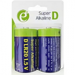 Gembird Alkaline D LR20, x2 EG-BA-LR20-01