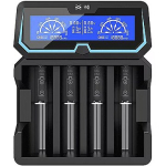 XTAR X4 battery charger to Li-ion 18650 X4