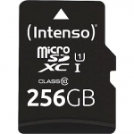 Intenso UHS-I Performance 256 GB microSDXC, memory card (black, UHS-I U1, Class 10) 3424492