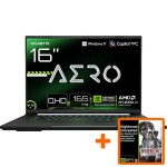 Gigabyte AERO X16 1WH Space Grey, 16" WQXGA 165Hz, Ryzen AI 7 350, 32GB, 1TB SSD, GeForce RTX 5070 8GB (DLSS 4), Windows 11 Home 1WH93EEC64AH