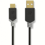 Nedis USB-A to USB-C, 1m CCBW60600AT10