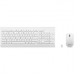 Lenovo 510 Wireless Combo Keyboard & Mouse - US English 103P White GX30W75336