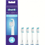Braun toothbrush heads Pulsonic Clean, 4pcs, White SR32-4C