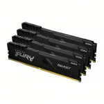 Kingston 128GB, DDR4, 3200MHz, CL16, Kit of 4, Fury Beast Black KF432C16BBK4/128