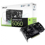 PNY Technologies GeForce RTX 5060, 8GB GDDR7, Dual Fan (DLSS 4) VCG50608DFXPB1