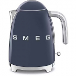 SMEG 50's Style Aesthetic Electric Kettle, Navy Blue KLF03NBEU