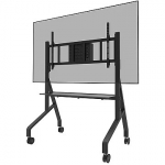 Neomounts Floor stand | FL50-575BL1 TV trolley | Adjustable Height | 65-110 " | Maximum weight (capacity) 125 kg | Black FL50-575BL1