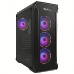 Natec Irid 505 ARGB, Tempered Glass, Black NPC-1518