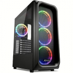 Sharkoon TK5M RGB, Tempered Glass, Black 4044951036479