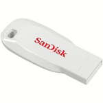 Sandisk Cruzer Blade, 16GB, White SDCZ50C-016G-B35W
