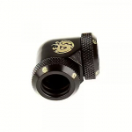 Bitspower Matt Black Enhance 90-Degree Dual Multi-Link Adapter For OD 12mm BP-MBE90DML