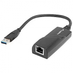 Lanberg USB-A 3.0 to RJ45 Adapter, Ethernet 1000Base-T, Black NC-1000-01
